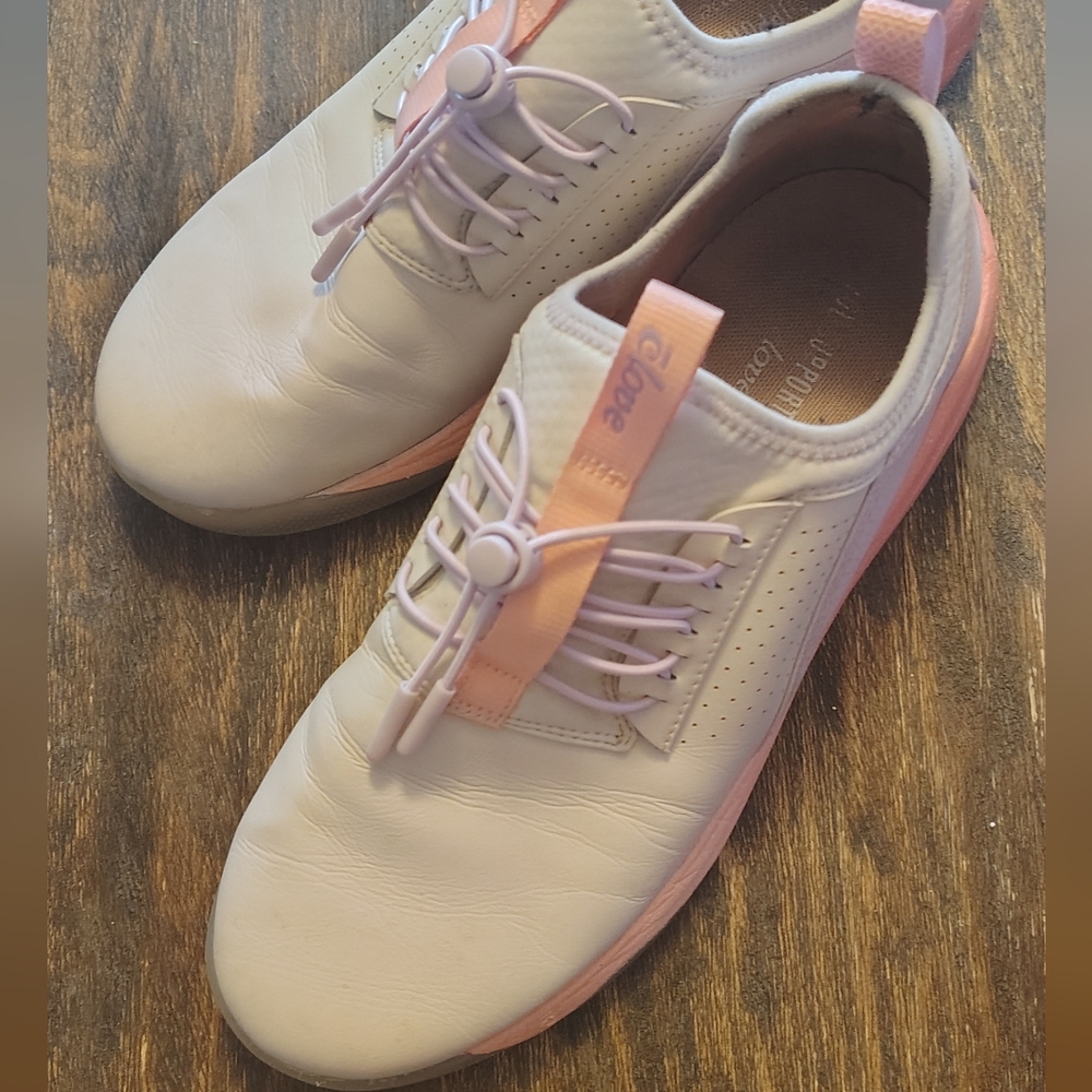 Clove Purple, Orange and Cream Nursing  Slid On Tennis Shoes Size 10 W 8 M